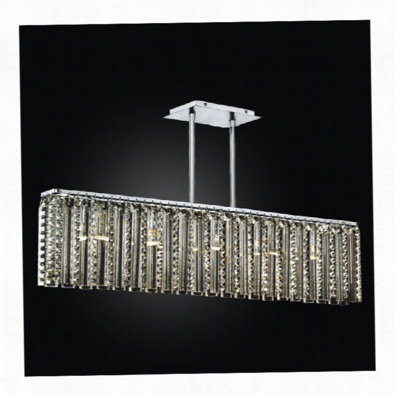 Contemporary Oddyssey Crystal 5-light 37-inch-w Island Chandelier