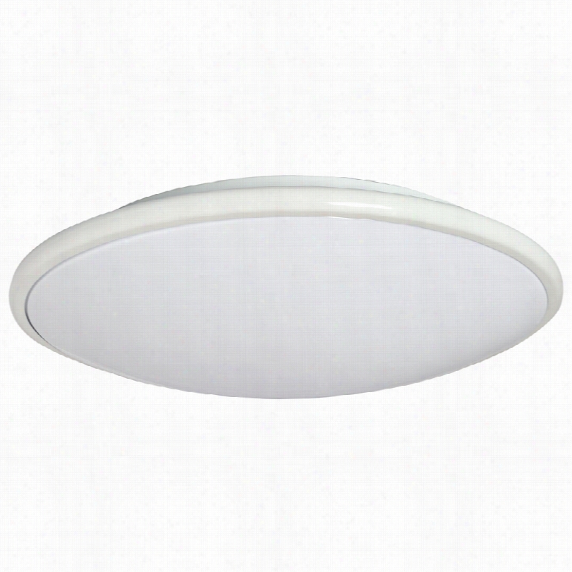 Contemporary P Artia Flushmount Happy 17-inch-w Ledceiling Ligth