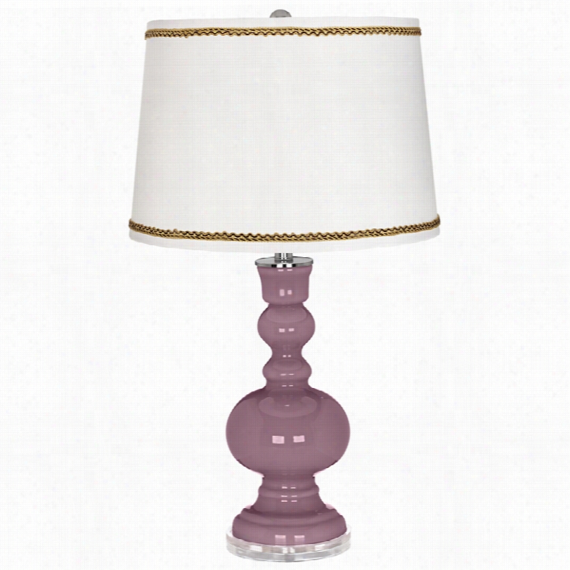 Contemporary Plum Dandy Apothecary Food Lamp With Tiwst Scroll Trim
