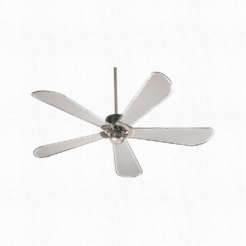 Contemlor A Ry Qourum Dragonfly Ceiling Fan - 60"" Satin Nickel