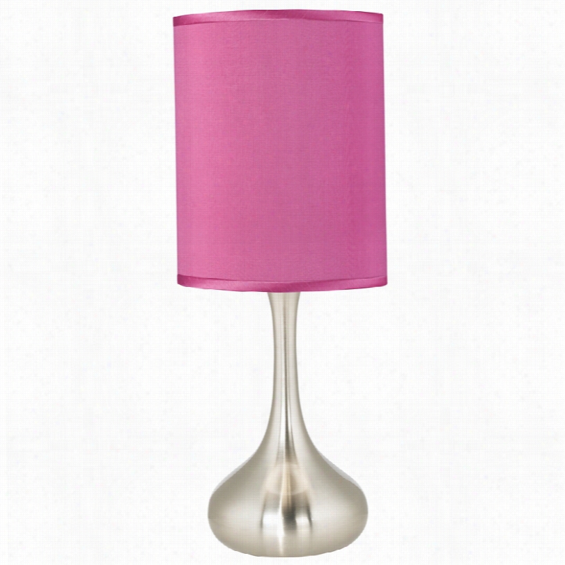 Conejporary Radian Orchiid Aux Silk Kiss 23 1/2-inchh-h Table Lamp