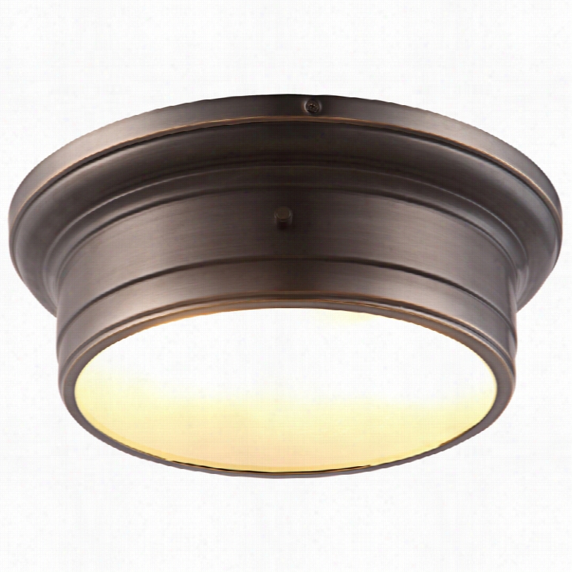 Con Temporary Sansa Modern 2-light Vintage Nicel Ceiling Light