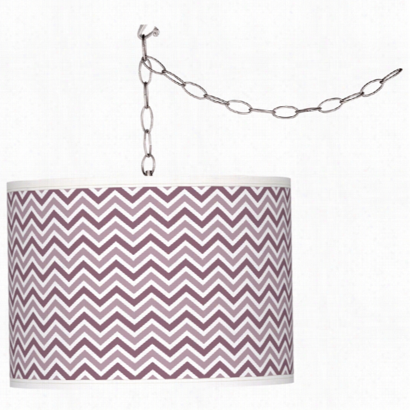 Contemporary Silver In The Opinion Of Plum Dandy Naerow Zig Zag Sha De Plug-in Pendant