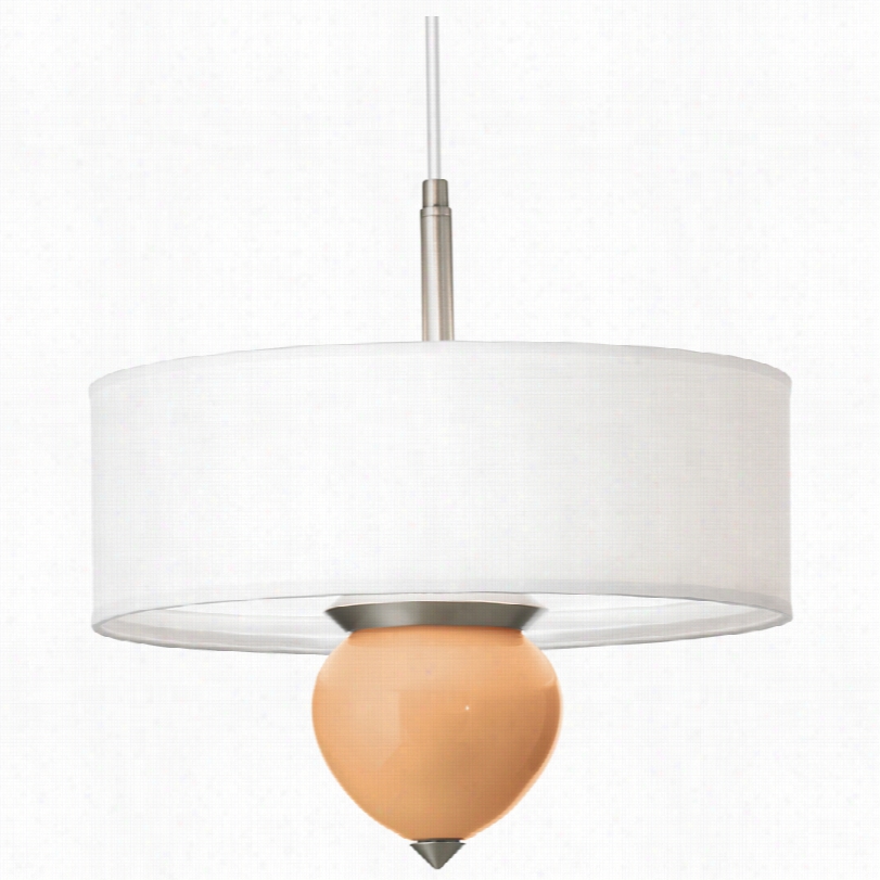 Contemporary Oft Apricot Cleo Modern Pendant Chandelier