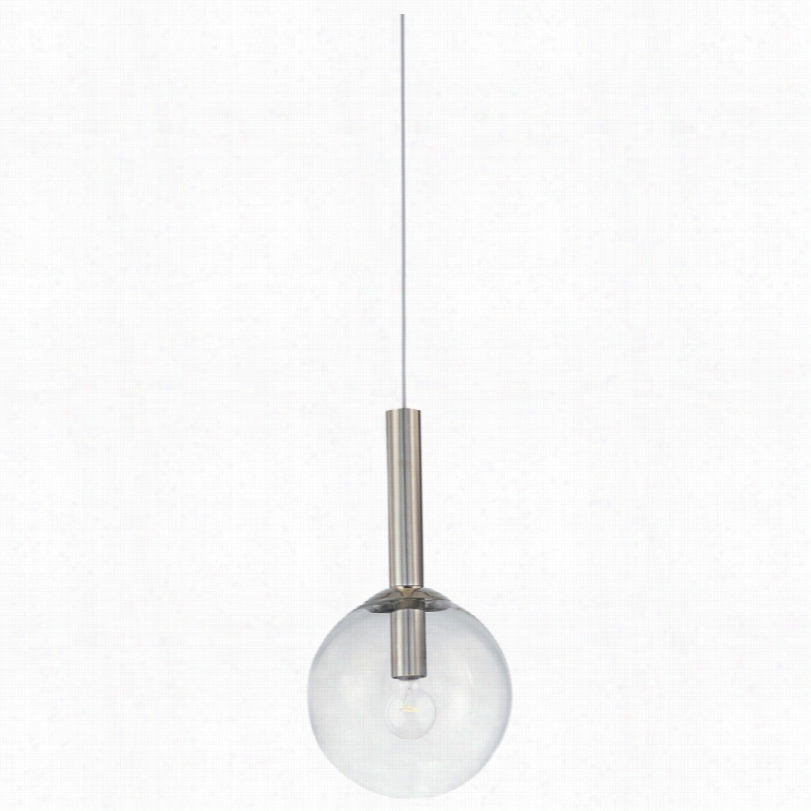 Contemporary Sonneman Bubbles Conte Mporar Y Polished Nickel Mini Pendant