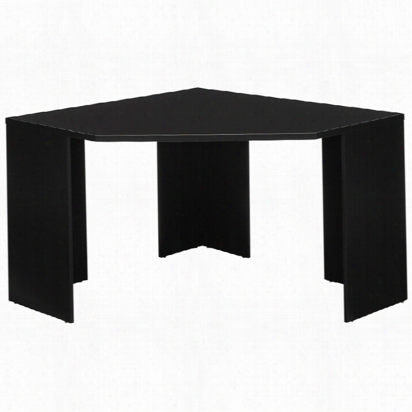 Contemporary Stockport Classic Black Contemporary Corner Desk