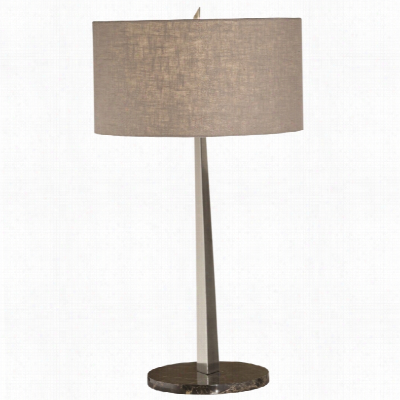 Contemporary Thumlrints Tigers Organ Of Sight Nickel 32 1/2-inc-h Table Lamp