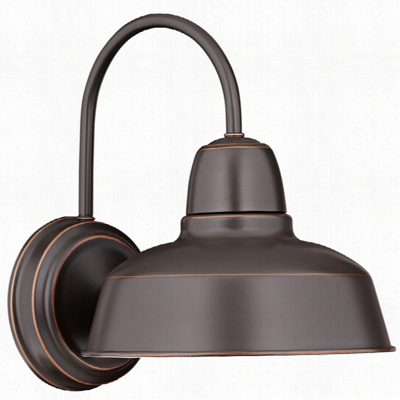 Contemporary Urban Baarn 13--inch-h Bronze Outdoor Wall Light