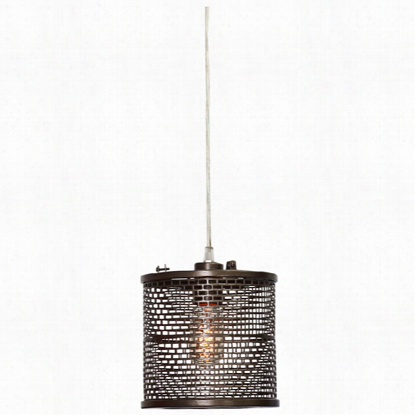 Contemporary Varaluz Lit-mesh Test7 1/4-inch-w New Bronz Emini Pendan T