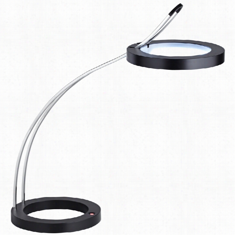 Contemporary Vigo Chhroje And Blakc Led 18 1/-innch-h Desk Lamp
