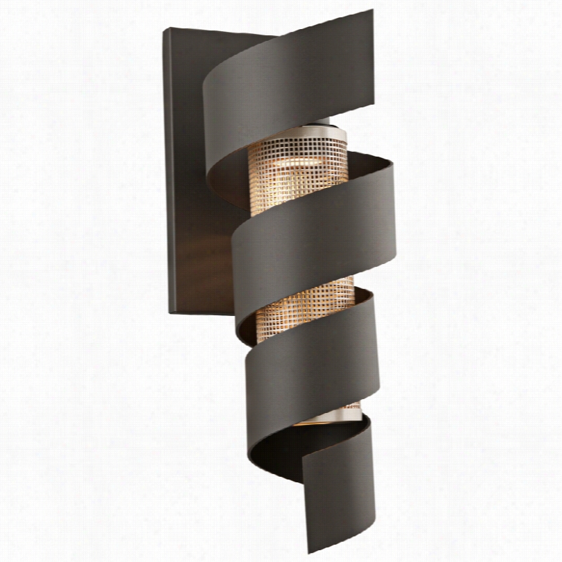 Contemporar Yvortex Bronze 22-inch-h Led Outdoor Wall Light