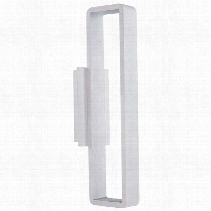 Contemporary Wac Janus Whitte 22-inch-h Led Outdoor Wall Light