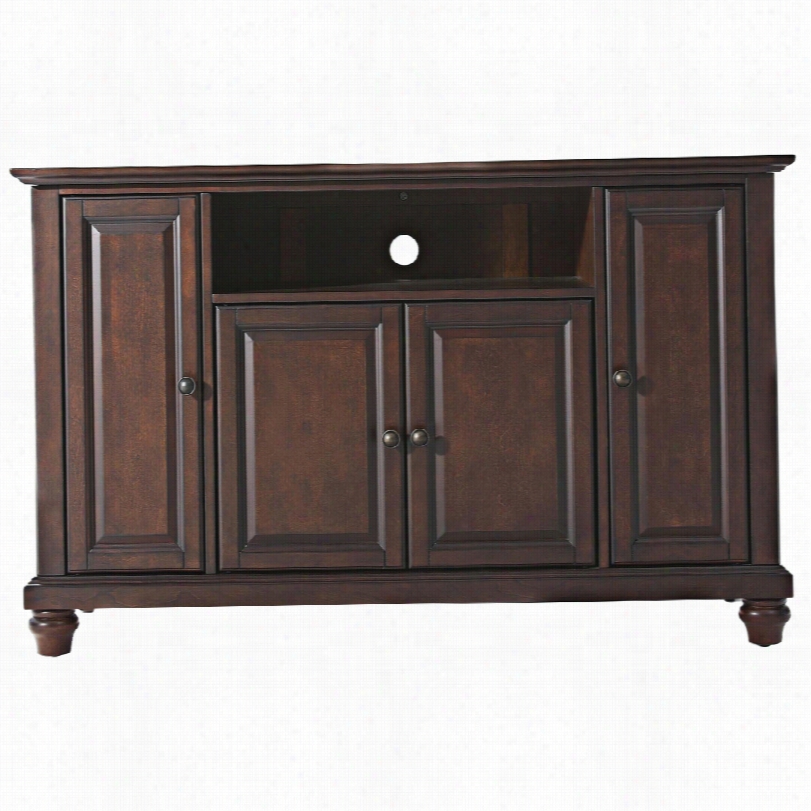 Traditional Cambridgge 4-door Mahogany 48-inch V Stand