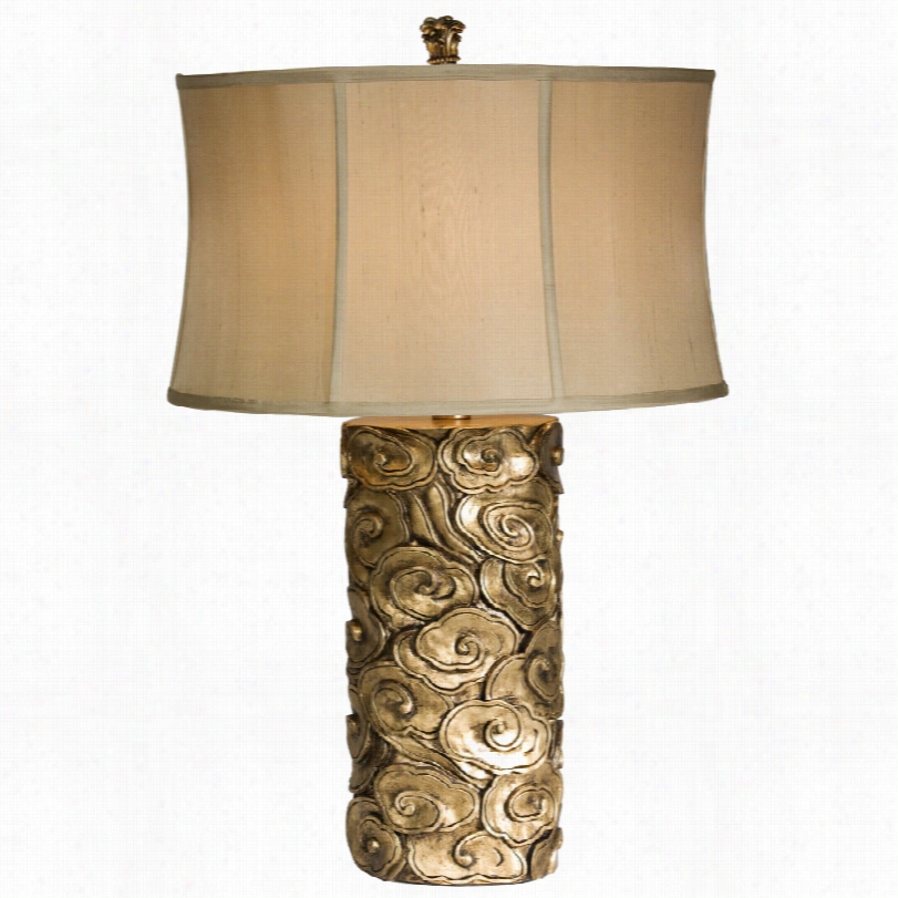 Transitional Natural Light Cumulus Reed Silk 29 1/2-inch-h Table Lamp
