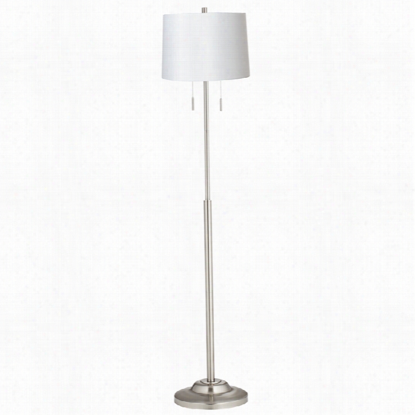 Contemporary Abba White Contemporary Floor Lamp