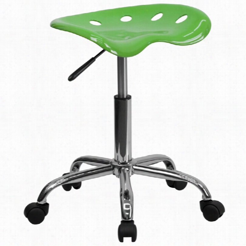 Contemporary Adjustable Tractor Lime Gree N Stool