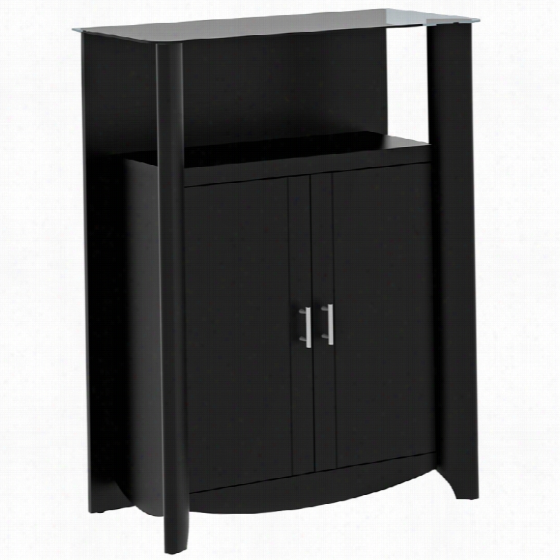 Contemmporary Aero  Classic Black 2-do Or Mean Library Storage