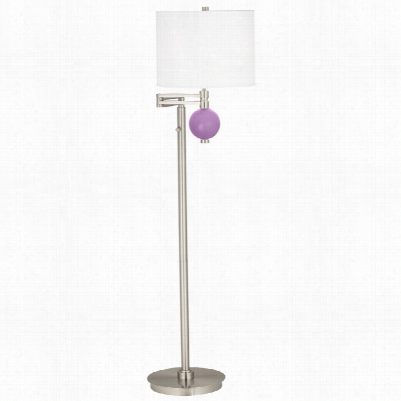 Contemporary Afican Violet Niko 58-inch-h Scope Arm Prevail Over  Lamp