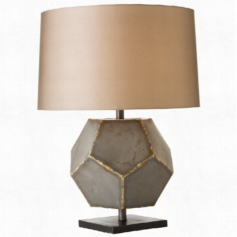 Contemporary Arteriors Home Drea Geometric Sphere 27-inch-h Table Lamp