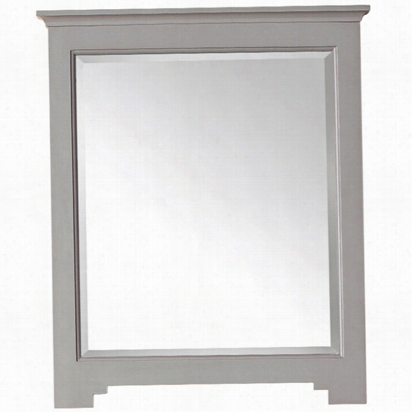 Contemporary Avanity Newportfrench Gray Vanity Mirror-27x32