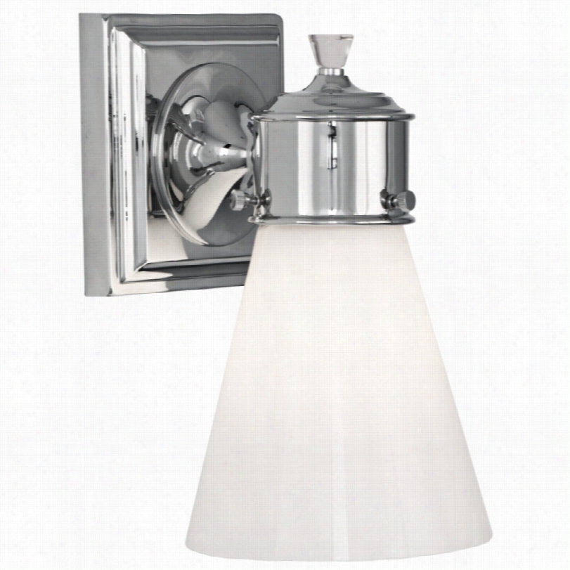 Contemporary Blaikley 9 3/4-inch-h Polished Chrome Wall Sconce