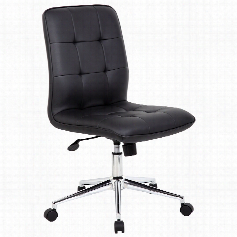 Contemorary Caressoftplus➐ Modern Black Adjustable Office Chair