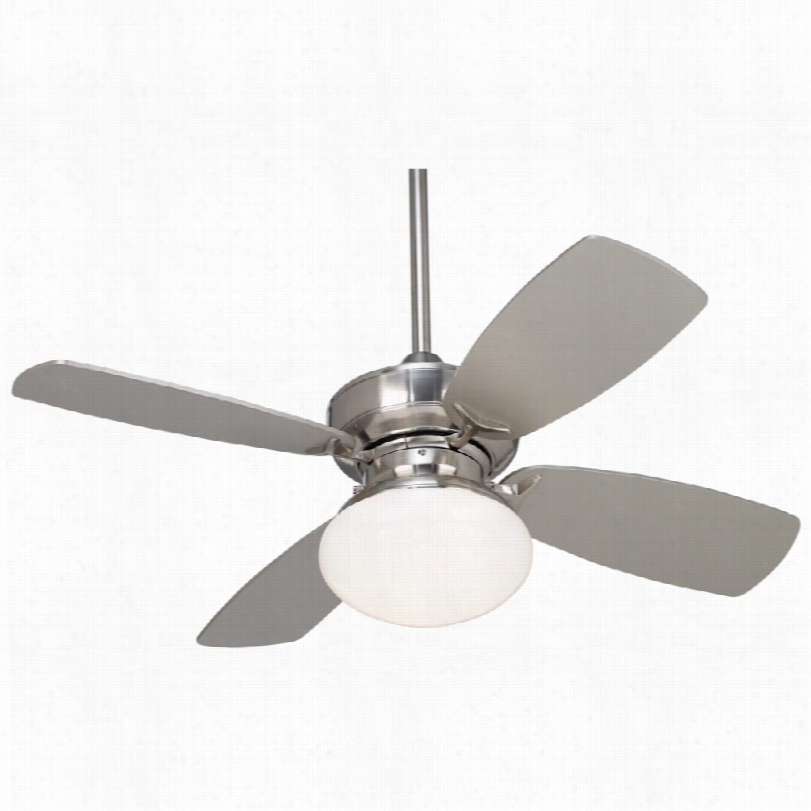 Contemporary Casa Vieja Outlook Eciling Fan - 36"" Brushed Nickel