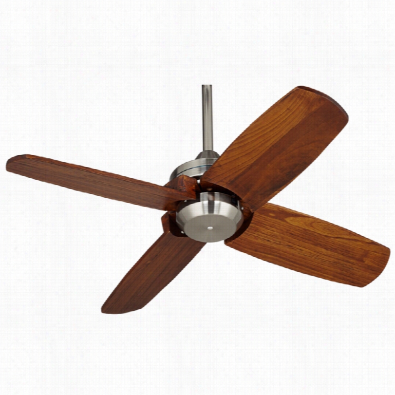 Contemporary Casa Vieja Pronto Ceiling Fan - 32"" Brudhe Nickel