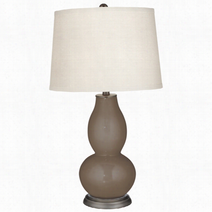 Co Ntemporary Cobble Brown Doubling Gourd 29 1/2-inch-h Table Lamp