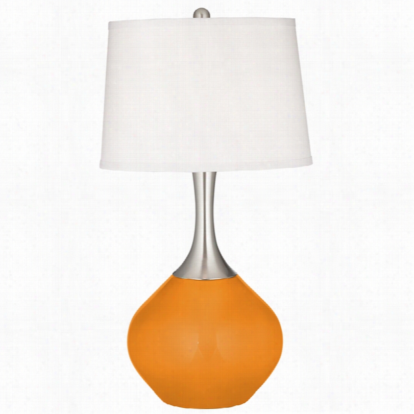 Contemporary Color Plus Kids Stuff Orange 31-inxh-h Spencer Tbale Lamp
