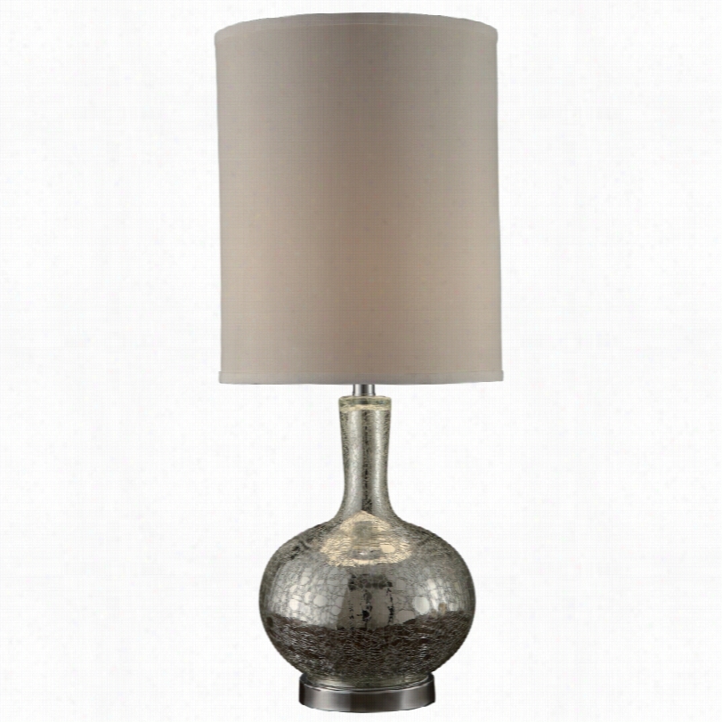 Contemporary Crestview Linda Mercury Glass 30-inchh-h Tabble Lamp