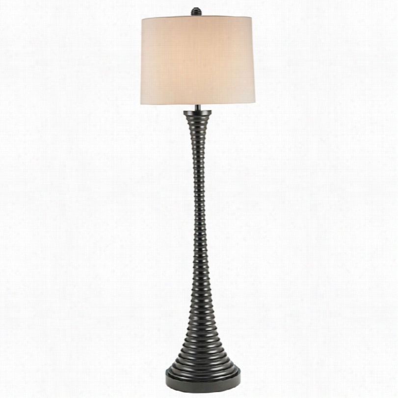 Contemporary Currey And Company Palindrome Black 66-inch-h Floor Lamp