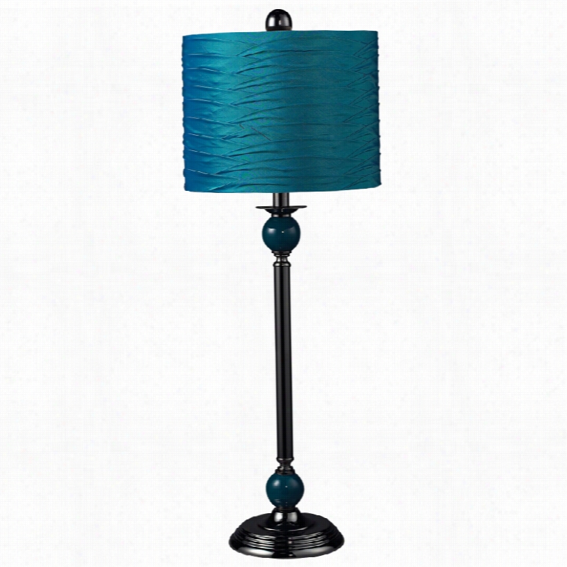 Contemporary Dimond Carringtn Turquoise 33-iinch-h Buffet Lamp