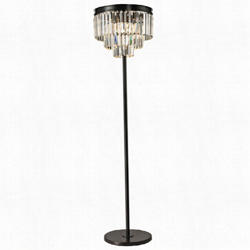 Contemporary Dimond Ppalatial Crystal 62-inch-h Chandelierr Floor Lamp
