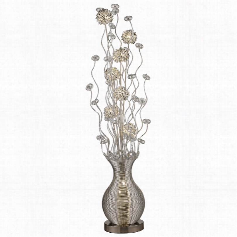 Contemporary Dimond Uniontown Floral Display 62-inch-h Led Floor Lamp