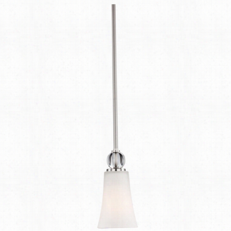 Contemporary Dunham White Glass Mini Pendant