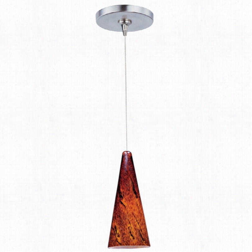 Contemporary Et2 Hussy Lava Amber Glass Contemporary Minip Endant