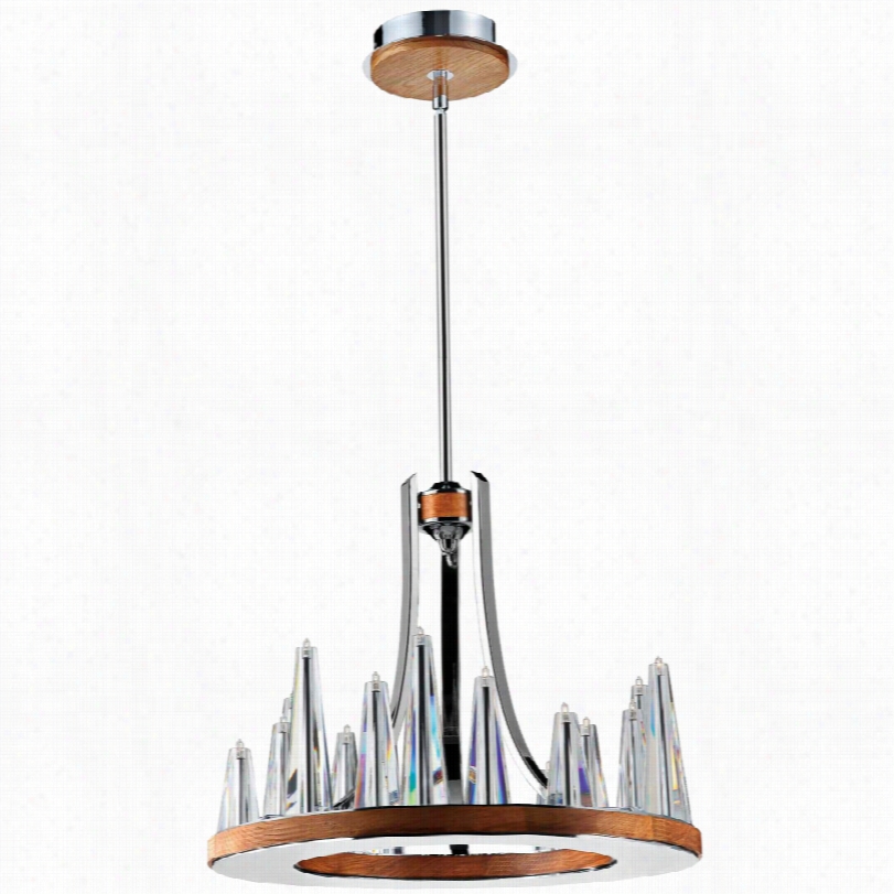 Contemporary Eurofase Skyline Connfemporary Chrome 15-light Pendant