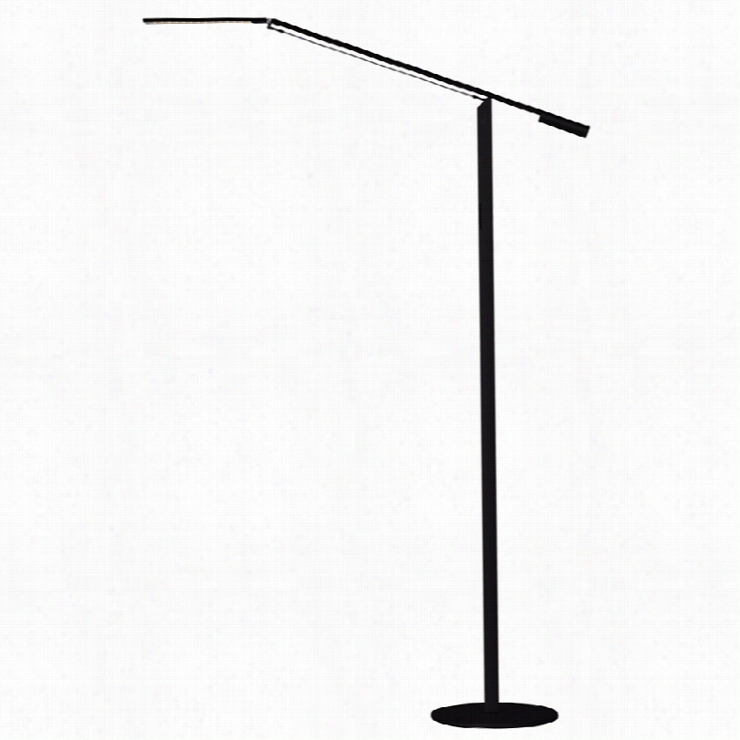 Contemporary Gen 3 Equo Black Daylight Koncept Floor Lamp