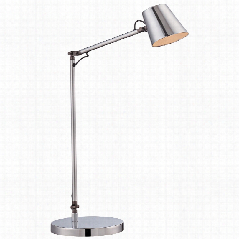 Contemporary George Kovacs Maxwell Chrome 28-inch-h Led Desk Lamp