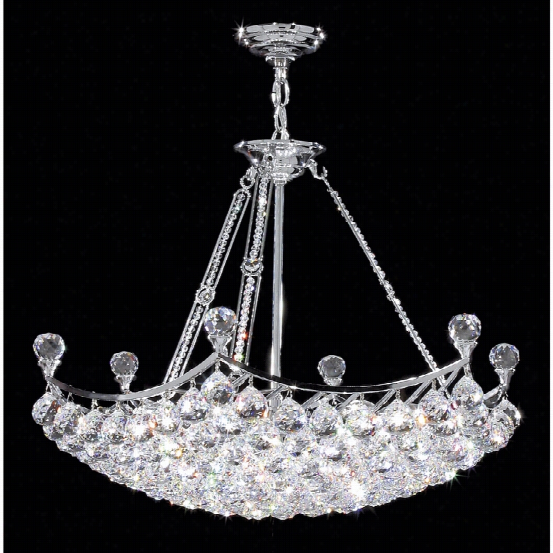 Contemporary Granada Crystall 26-inch-w James R. Moder Pendant Chanelir