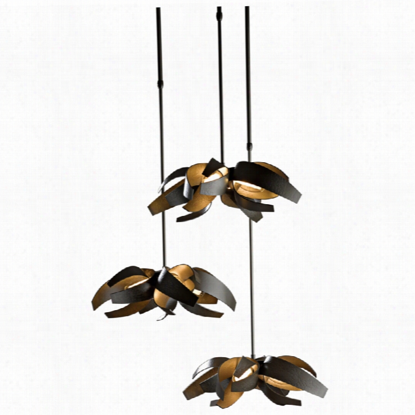 Contemporar Ihbbardton Forge Corona Glass Domes Pendant Light