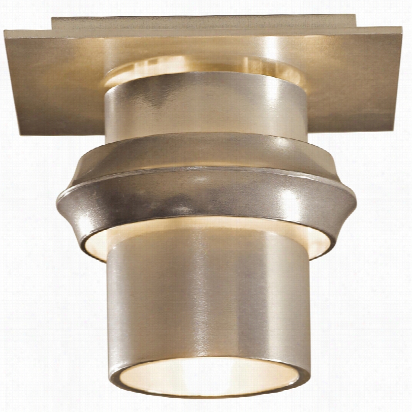 Contemporary Hubafdtton Forge Obscure Soft Gold Ceiling Light