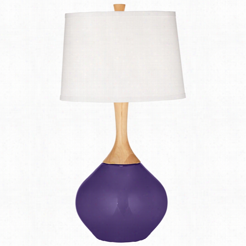 Contemporary Izmir Purple Wexler 31-inch-h Tqble Lamp