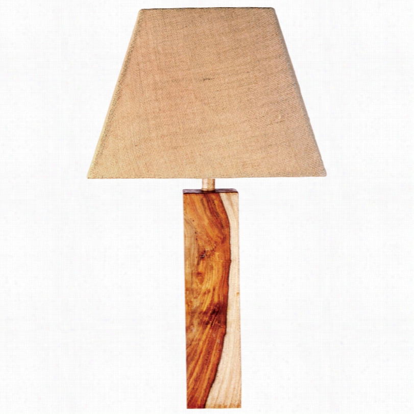 Contemporary Kenr Oy Natural Wood Grain 30-inch-h Table Lamp