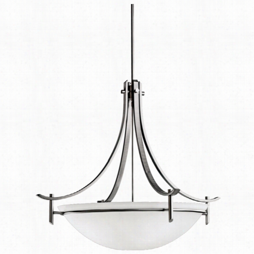 Contemporary Kichler Olympia Modern Pewter 36-inch-w Pendant Light