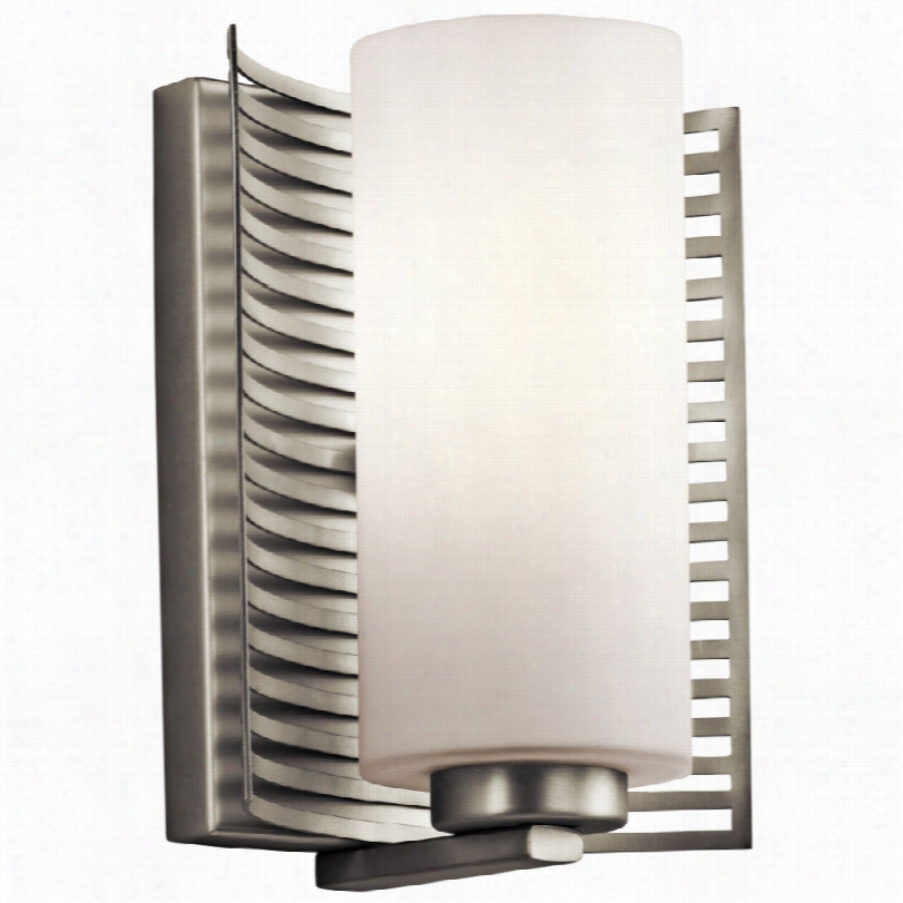 Contemporary Kichler Selene Nickel  91/4-inch-h Wall Sconce
