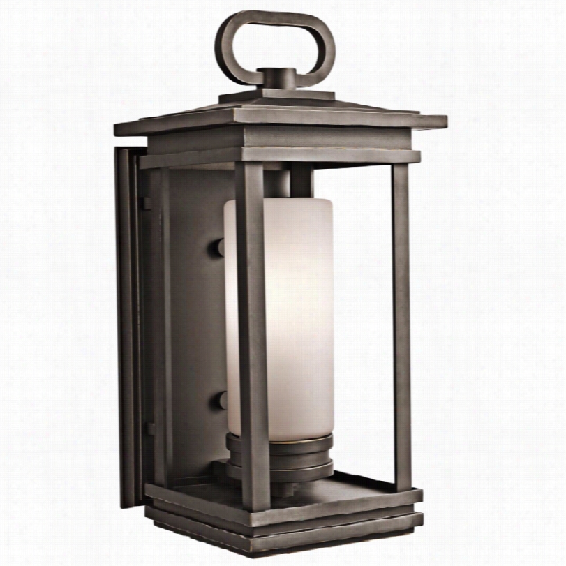 Contemporarykichler South Hopebronze 9-inch-w Outdoor Wall  Light