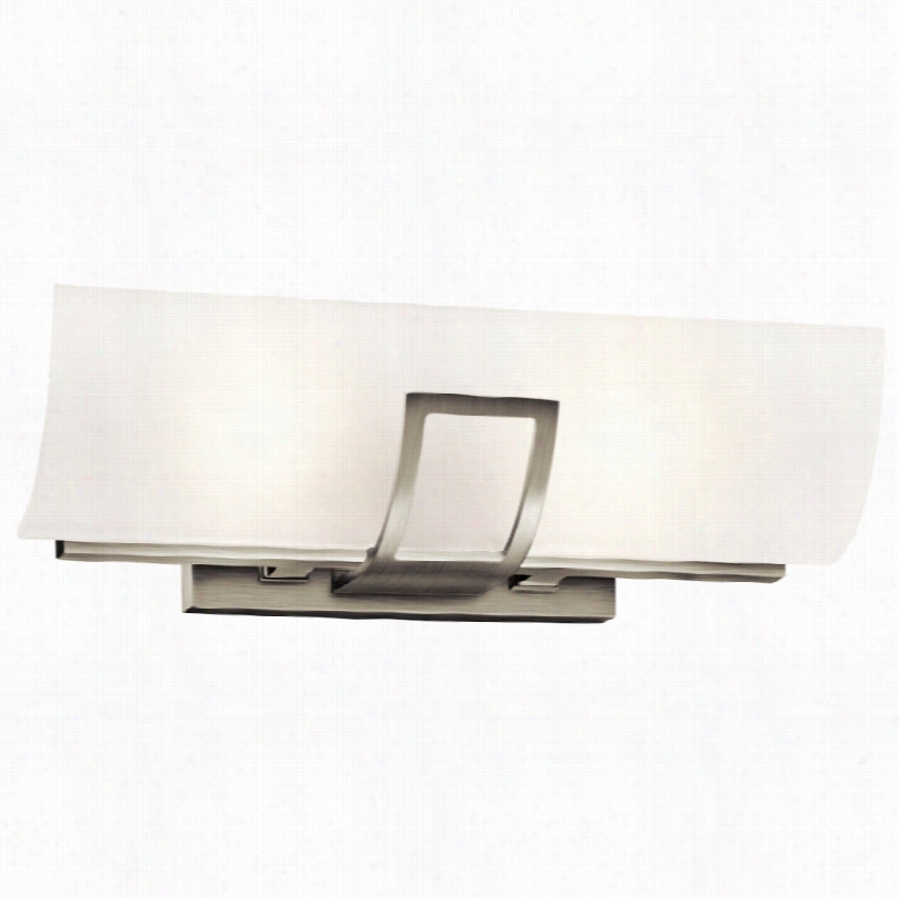 Contemporaryk Ichler Tryloni Nickel 16-inch-w Linear 2-light Bath Light