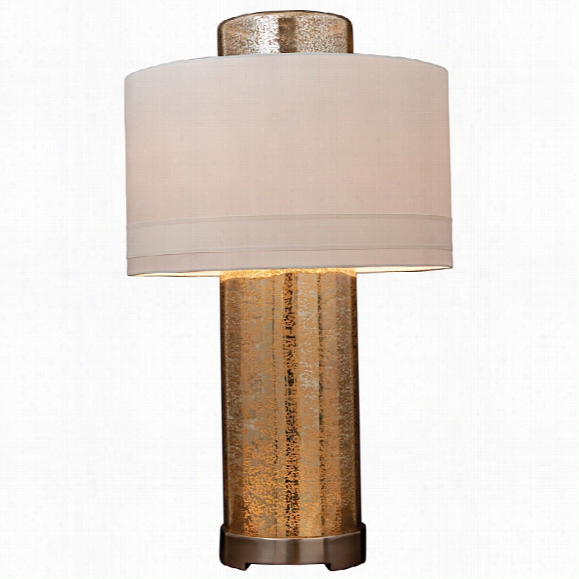 Contemporary Lighthouse Hand-bow Nmercury Glass Contemporary Table Lamp